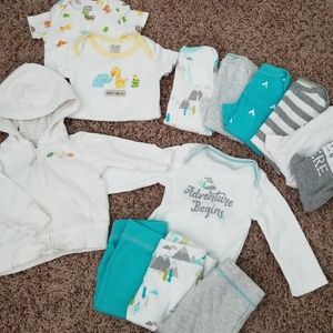 0-3 months clothing set 13 pieces